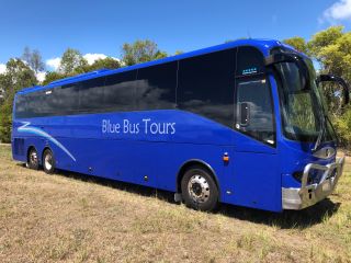 blue city tour bus